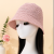 2023 New Japanese Minority Bell Type Bucket Hat Women's Summer Bucket Korean Style Face-Looking Straw Hat