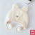 Japanese Style New Cute Bear Ushanka Plush Thickened Cold Protection Pullover Hat Warm Sweet Cartoon Earmuffs Hat