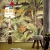 3D Tropical Rainforest Green Plant Wallpaper Nature Forest Pastoral Style Wall Cloth Restaurant and Cafe Mori Style Wallpaper