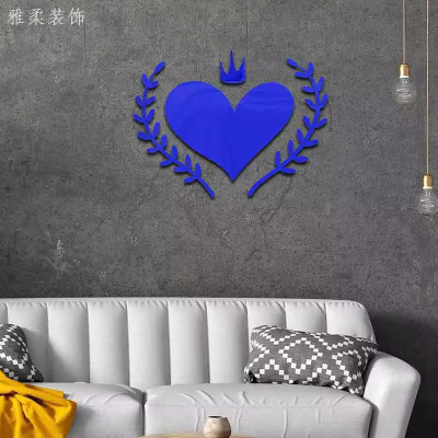 3D Stereo Acrylic Wall Stickers Warm Stickers Living Room Bedroom TV Sofa Background Wall Decoration Room Renovation