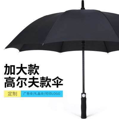 [Factory Direct Sales] Large Long Handle Umbrella Custom Logo Advertising Umbrella Custom Gift Printing Pattern *