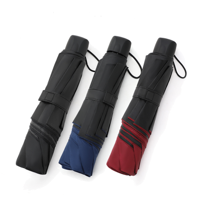 [Factory Direct Sales] Folding Black Tape Umbrella Custom Logo Advertising Custom Gift Printing Pattern