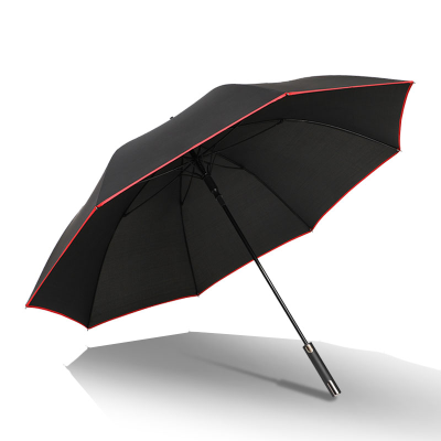 [Factory Direct Sales] Large Long Handle Bumper Cloth Umbrella Custom Logo Advertising Umbrella Custom Gift Printing Pattern