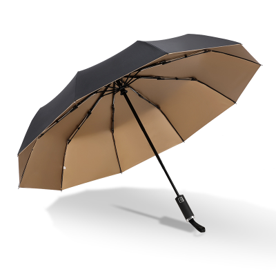 [Factory Direct Sales] Automatic Folding Gold Capsules Umbrella Customization Logo Advertising Umbrella Customized Gift Printing Pattern