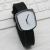 Pebble Nordic Minimalism Design Watch Men's Fashion Trendy Square Niche Men's Watch Invisible Scale Men's Watch