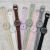 Foreign Trade New Fashion Women's Silicone Strap Quartz Wrist Watch Candy Color Student Minimalist Sports Watch Wholesale