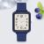 Fashion Jelly Color Sports Silicone Watch Women's Fresh Trendy Rectangular Dial Quartz Wrist Watch Women