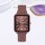 Factory Wholesale Casual Fashion Jelly Color Girls' Watch Simple Rectangular Sports Digital Women's Watch