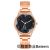 New Bunny Women's Steel Strap Watch Quartz Wrist Watch Korean Rose Gold Simple Fashion Watch