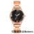 New Simple Rhinestone Women's Steel Strap Watch Quartz Wrist Watch Korean Rose Gold Features Fashion Watch