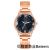 New Simple Rhinestone Women's Steel Strap Watch Quartz Wrist Watch Korean Rose Gold Features Fashion Watch