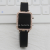 Cross-Border Fashion Square Diamond Color Silicone Button LED Watch Trend LED Display Student's Watch Watch