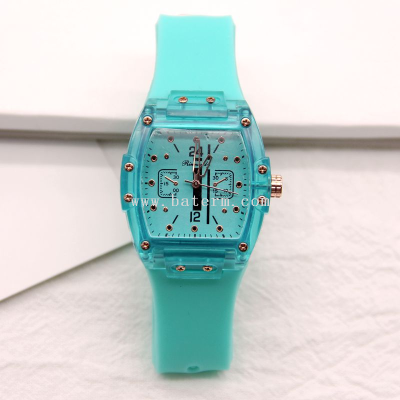 New Fashion Hot Selling Street Hip-Hop Large Dial Silicone Men's and Women's Watch Simple Trendy Student Watches Sport 
