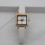 Korean Fashion Exquisite Camellia Small Square Watch Simple Graceful and Petite Flower Women's Watch Internet Celebrity 