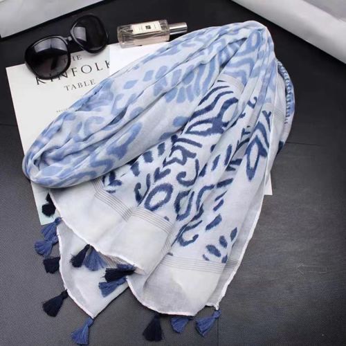encryption bali cotton and linen hanging knotted scarf shawl foreign trade headscarf baotou printing spring and summer new silk scarf thin