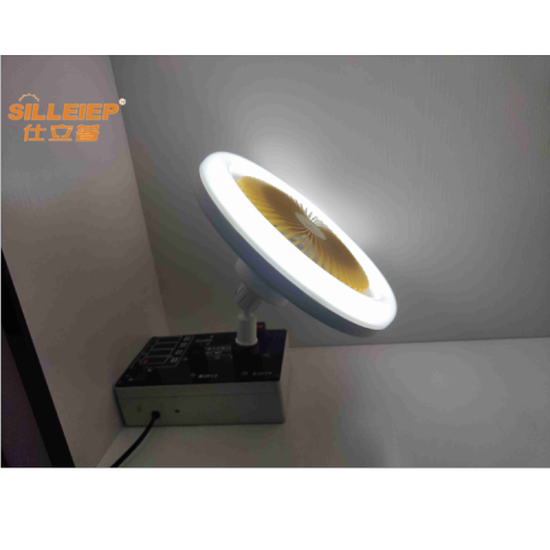 shili puzhao ming led fan light high power indoor multi-function ceiling dual-use with remote control type lighting