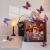 Cross-Border 3D 3D Colorized Butterfly Party Atmosphere Layout Desktop Background Wall Decoration Cardboard Hollow Butterfly Ornaments