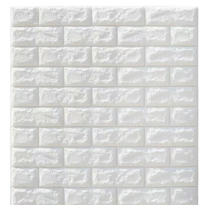 3D Wall Sticker Wallpaper Self-Adhesive Waterproof Moisture-Proof 3D 3D Wall Sticker Anti-Collision Soft Bag Factory Wholesale