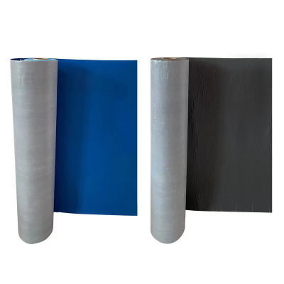 Linyi Factory Steel Structure Insulation Water Resistence and Leak Repairing Blanket Roof Self-Adhesive Water Resistence and Leak Repairing Coiled Material No Need Fire Test