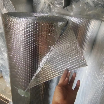 Double-Sided Double-Layer Thickened Heat-Insulating Film Bubble Heat-Insulating Film Aluminium Foil Bubble Heat-Insulating Film for Export Roof