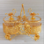 New Iron Acrylic European Entry Lux Multi-Layer Fruit Plate with Lid Household Snack Dish Living Room Coffee Fruit Tray