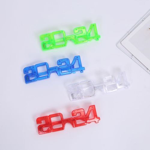2024 Luminous Digital Glasses Led Luminous Toys 8 Lights Bar Party Factory Direct Cross-Border Hot Sale