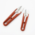 Finger Guard Scissors Pointed Scissors Non-Slip Plastic Handle Cross Stitch Loose  Sharp U-Shaped Spring Scissors