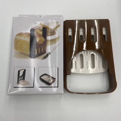 Bread Slicer Sliced Toast Splitter Foldable Slicing Rack Color Box Package Baking Tool Cutter