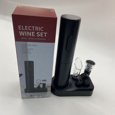 Base Bottle Opener Enterprise Year-End Business Gift Red Wine Wine Set Base Electric Bottle Opener