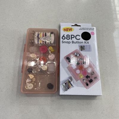 68pcs Set Sewing Kit Portable Snap Fastener Set Sewing Kit Home Use Set