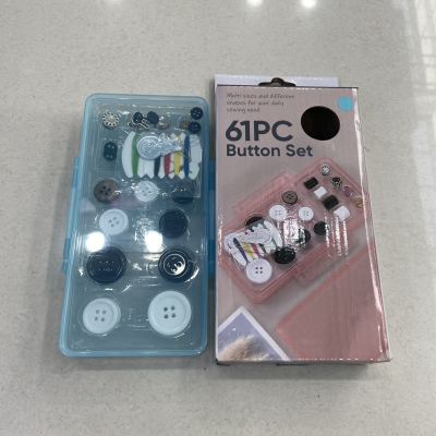 61PCs Set Sewing Kit Portable Button Set Sewing Kit Home Use Set