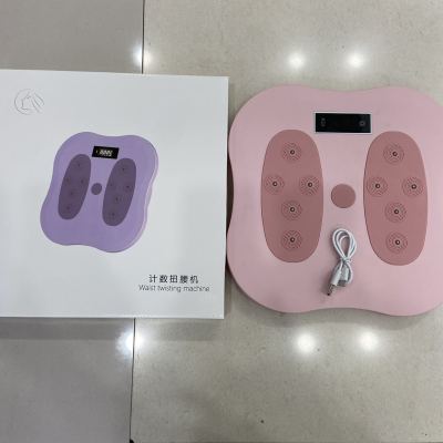 Large Screen Intelligent Counting Wriggled Plate Leg Beauty Waist Shaping Home Intelligent Counting Waist Twisting Turntable