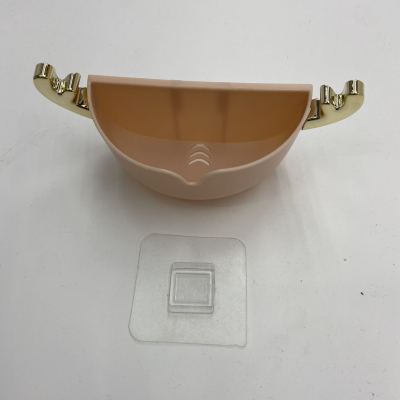 Soap Dish Creative Drain Box Punch-Free Home Wall Mount Soap Holder Multi-Functional Soap Box