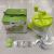 Hand-Operated Household Kitchen Meat Grinder Manual Vegetable Cutting Juice Extractor Vegetable Grinder Stir Meshed Garlic Device 5 Knives