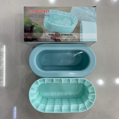 Silicone Ice Tray Cylinder Ice Maker Silicone Ice Cube Cup Creative Ice Maker Mini Ice Bucket Crushed Ice