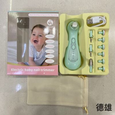 Electric Baby Nail Trimmer Baby Nail Piercing Device Nail Beauty Tool Set