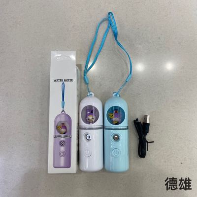 Cute Pet Spray Moisturizing Instrument Handheld Portable Rechargeable Beauty Instrument Face Steaming Water Replenishing Instrument Sprayer