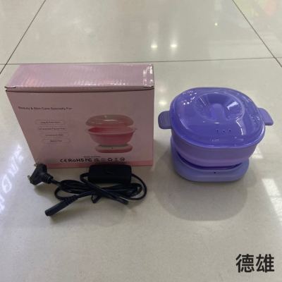 Fast Full Body Hair Removal Wax Melting Machine Portable Foldable Mini Dormitory Available Wax Bean Machine Plug Electric Use