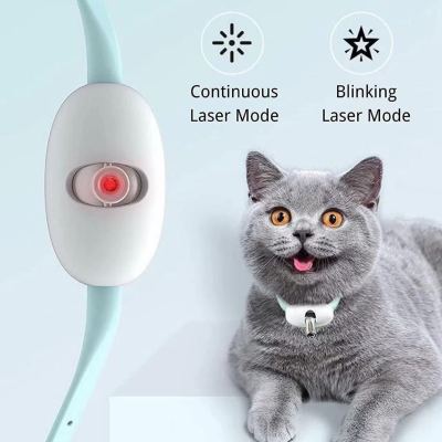 Laser Funny Cat Collar Adjustable Infrared Cat Teaser Cat Interactive Self-Hi Device