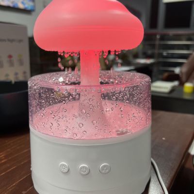 Humidifier Mushroom Rain Cloud Raindrop Aromatherapy Machine Humidifier