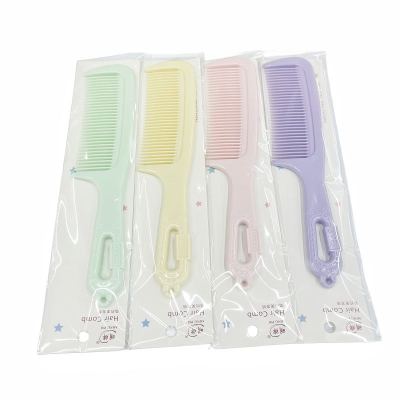 20 Colorful Plastic Comb Long Hair Straight Hair Durable Comb
