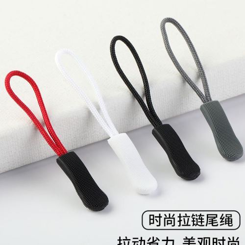 [10 Pack] Color Zipper Tail Rope Clothes Backpack Zipper Slider Accessories Zipper Pull Tab Pendant Ornament