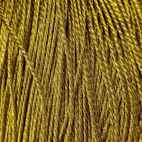 3mm/5mm Golden Rope Coreless Three-Strand Twisted String Jewelry Rope Golden Silver Rope