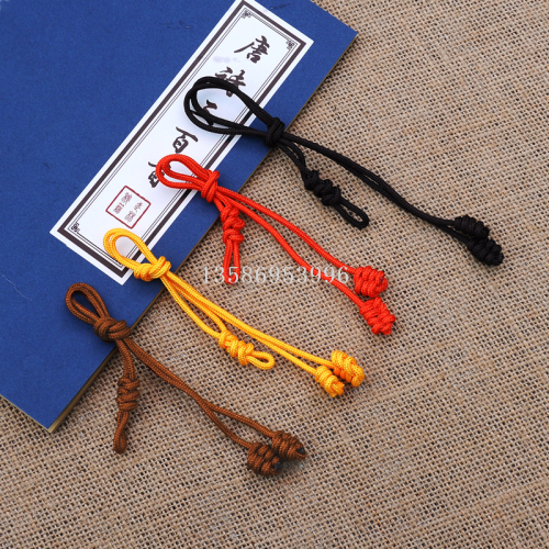 Chinese Knot Lanyard Phoenix Tail Knot Lanyard Jade Pendant Car Hanging Hand Toy String Rope Handle