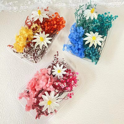 Creative Dried Flower Box Festival Party Aromatherapy Candle Epoxy Resin Pendant Necklace Jewelry Making Craft DIY Acces