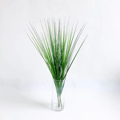55CM Artificial Tropical Plants Green Onion Grass Bundle Plastic Flower Arrangement Garden Wedding Living Home Dec