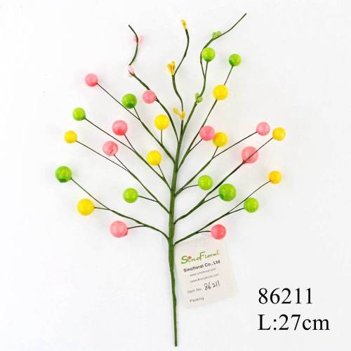 彩蛋插枝复活节装饰 厂家直供批发Easter装饰插枝鸟蛋