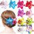 Women Chic Fashion Flowers Hair Clips Gift Sand Beach Colorful 10 Colors Handmade Butterfly Orchid Vacation Hair Accesso