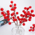  Christmas Simulation Berry 1.4cm Berries Artificial Flower Fruit Cherry Plants Home Christmas Party Decoration DIY Gift