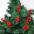 Branches with 12 heads Artificial Berries Branch Flowers Bouquet Red Holly Berry Stamen Plants Christmas Party Home Deco